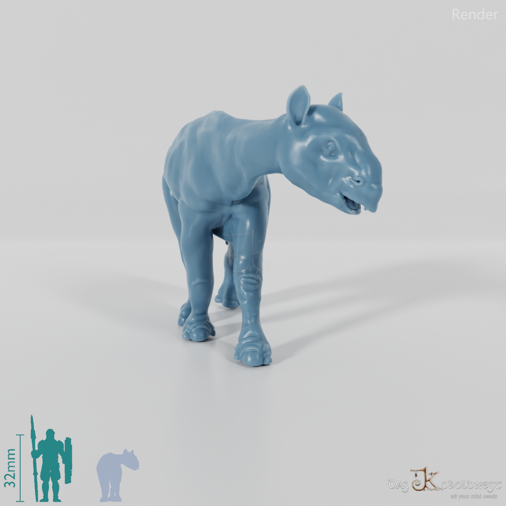 Paraceratherium orgosense 07 (Jungtier) - JJP