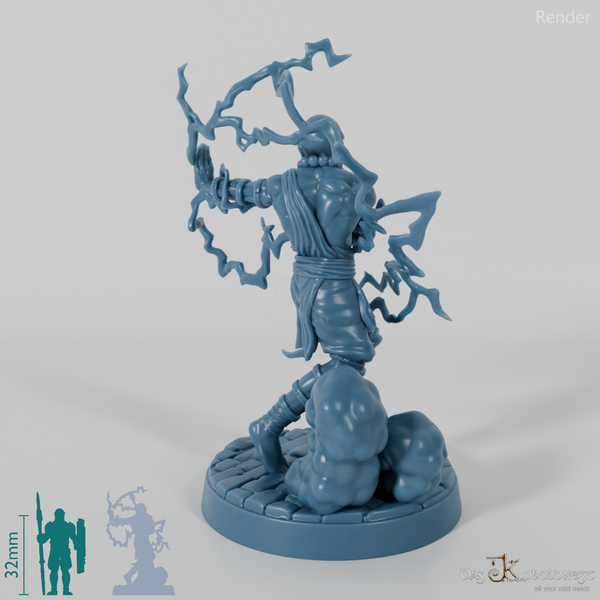 Jetsun, Menschen-Kampfmönch