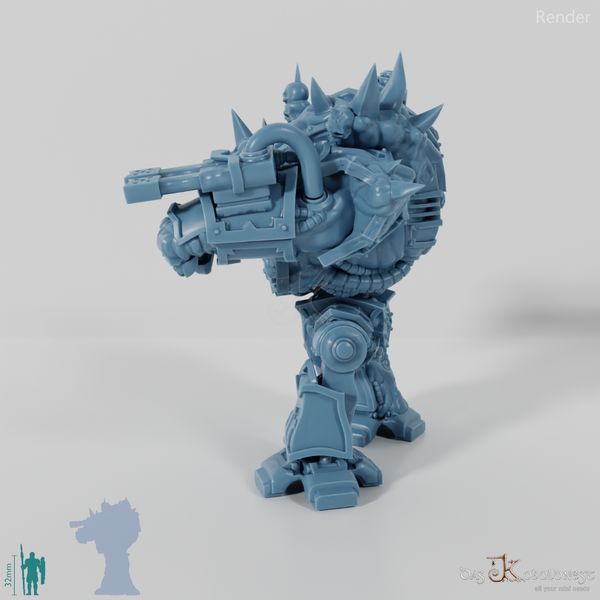 Void Blessed Soldiers - Juggernought 01 with forearm firearms