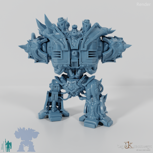 Void Blessed Soldiers - Juggernought 01 with forearm firearms