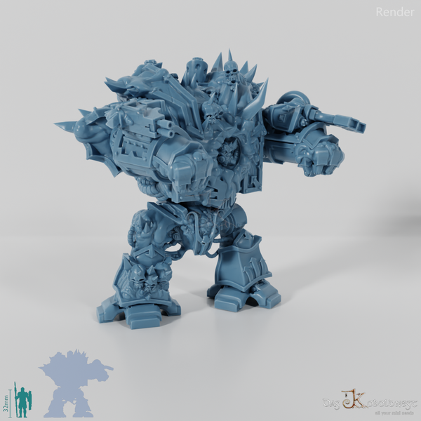 Void Blessed Soldiers - Juggernought 01 with forearm firearms