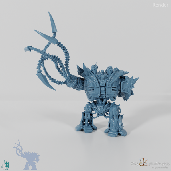 Void Blessed Soldiers - Juggernought 01 mit Tentakelarm und Laserkanone