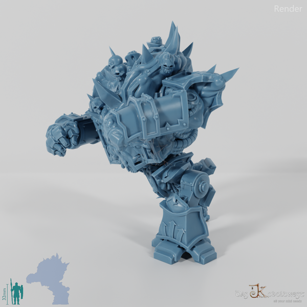 Void Blessed Soldiers - Juggernought 02 with bare hands