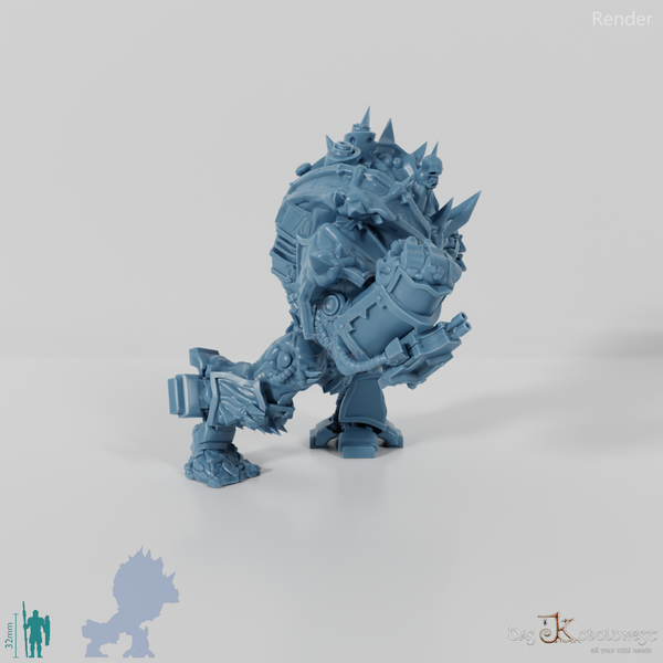 Void Blessed Soldiers - Juggernought 02 with forearm firearms