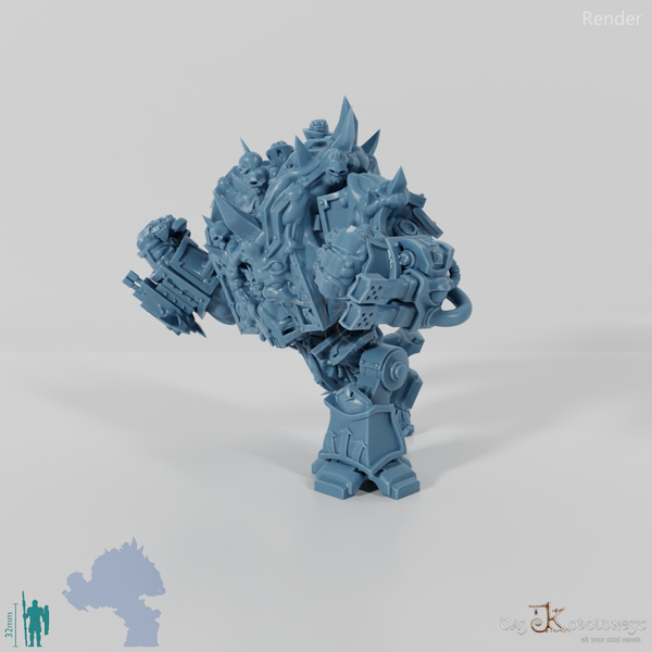 Void Blessed Soldiers - Juggernought 02 with forearm firearms