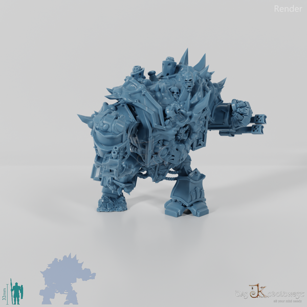 Void Blessed Soldiers - Juggernought 02 with forearm firearms