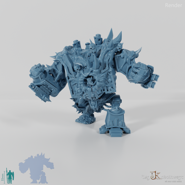 Void Blessed Soldiers - Juggernought 02 with forearm firearms