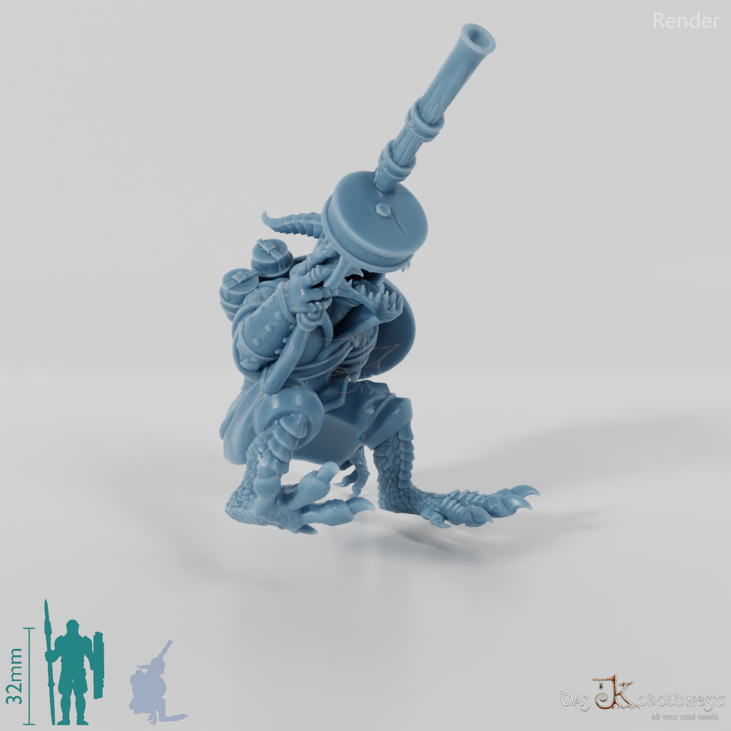 Dragon Goblin Rifleman - Riding Pose