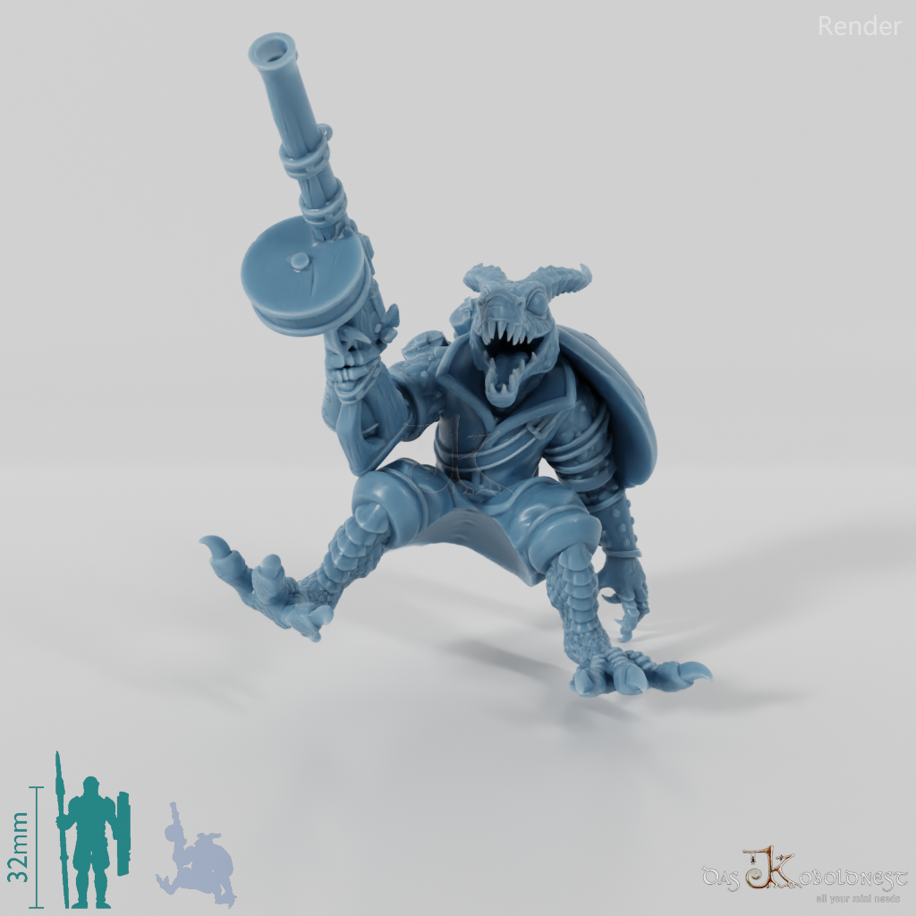 Dragon Goblin Rifleman - Riding Pose