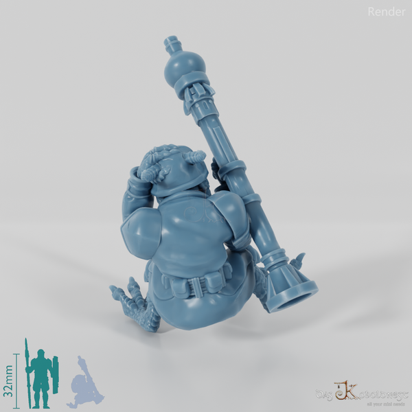 Ferix Steambreath, Drachenkobold-Raketenreiter - Reiterpose