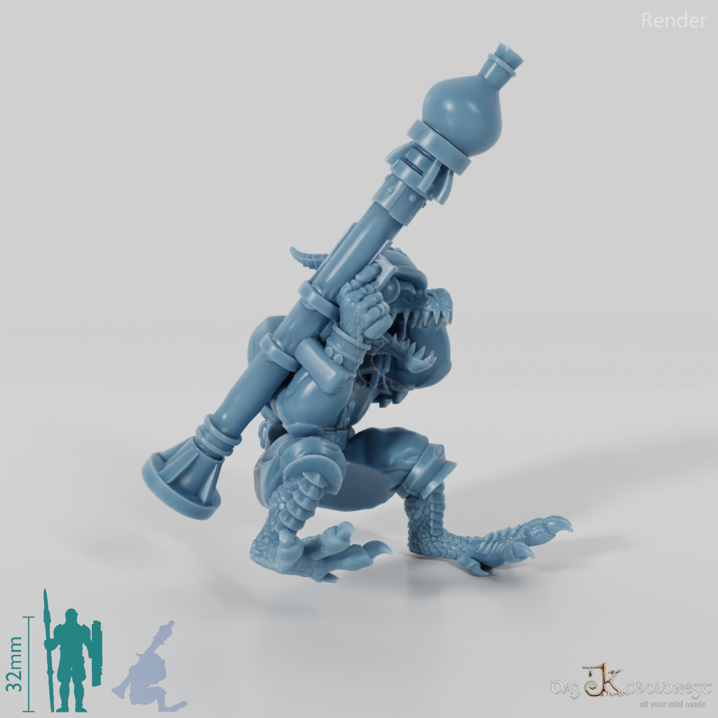 Ferix Steambreath, Dragon Goblin Rocket Rider - Riding Pose