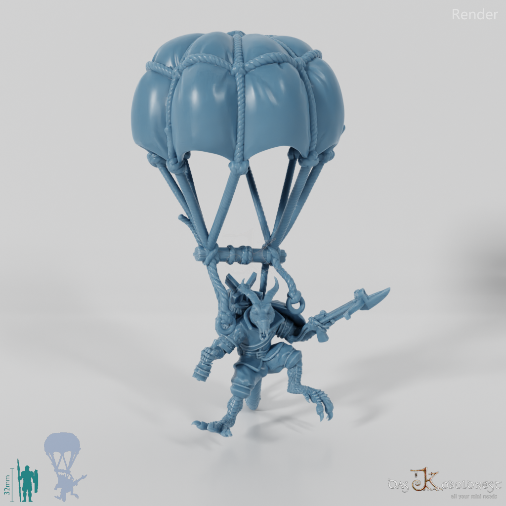 Dragon goblin paratrooper with crossbow 02