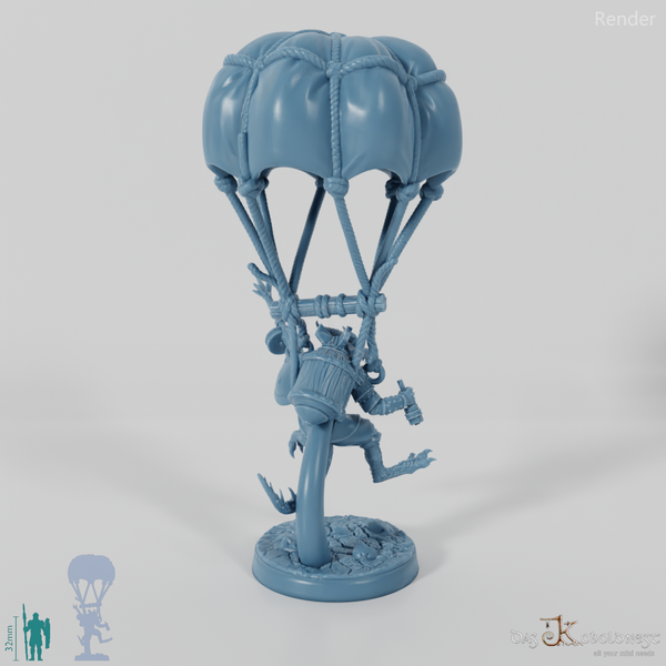 Dragon goblin paratrooper with rifle 02