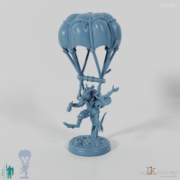 Dragon goblin paratrooper with rifle 02