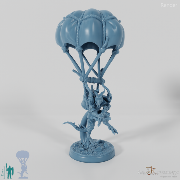 Dragon goblin paratrooper with crossbow 03