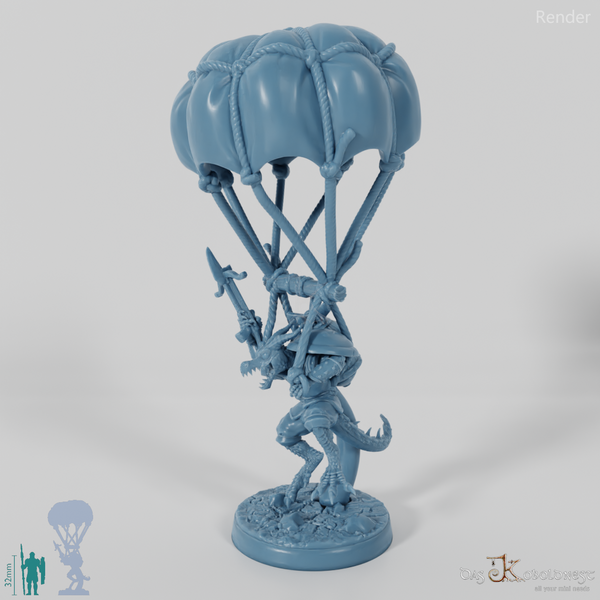 Dragon goblin paratrooper with crossbow 04