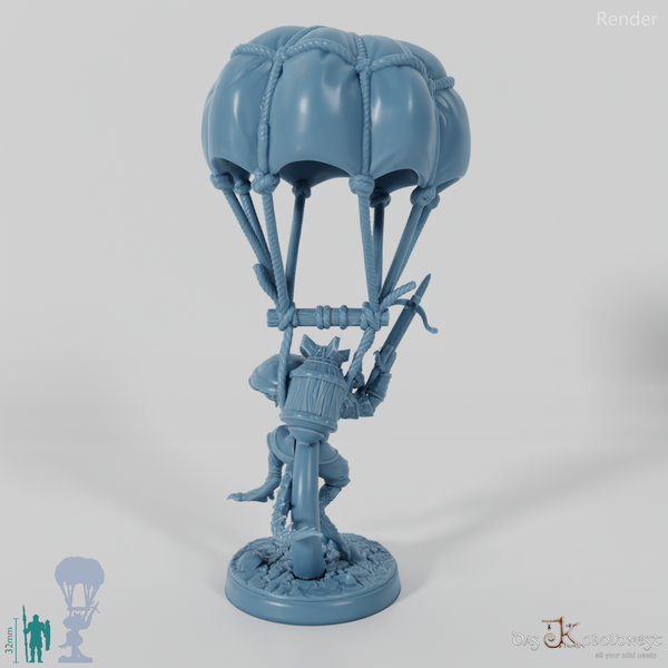 Dragon goblin paratrooper with crossbow 04