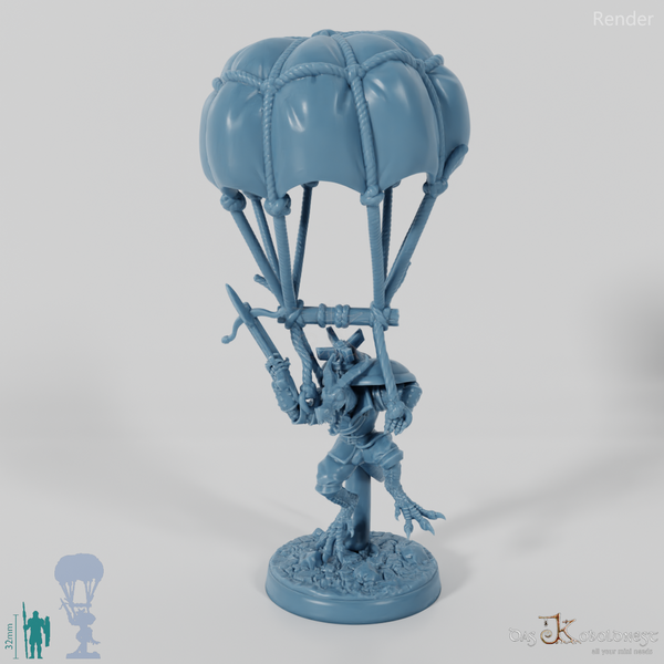 Dragon goblin paratrooper with crossbow 04