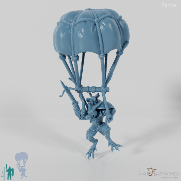 Dragon goblin paratrooper with crossbow 04