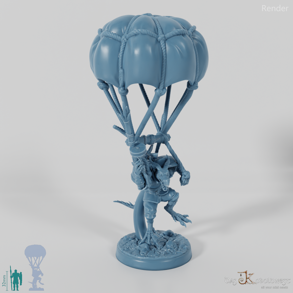 Drachenkobold-Fallschirmjäger mit Gewehr 04