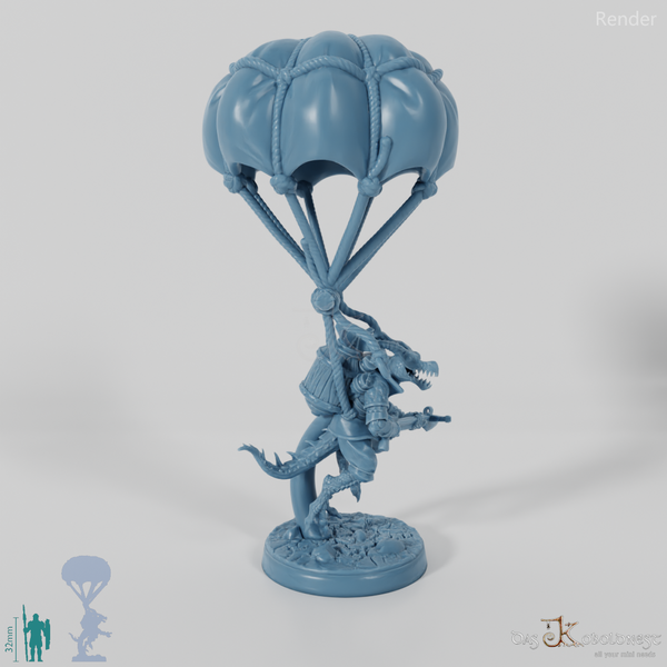 Dragon goblin paratrooper with crossbow 05