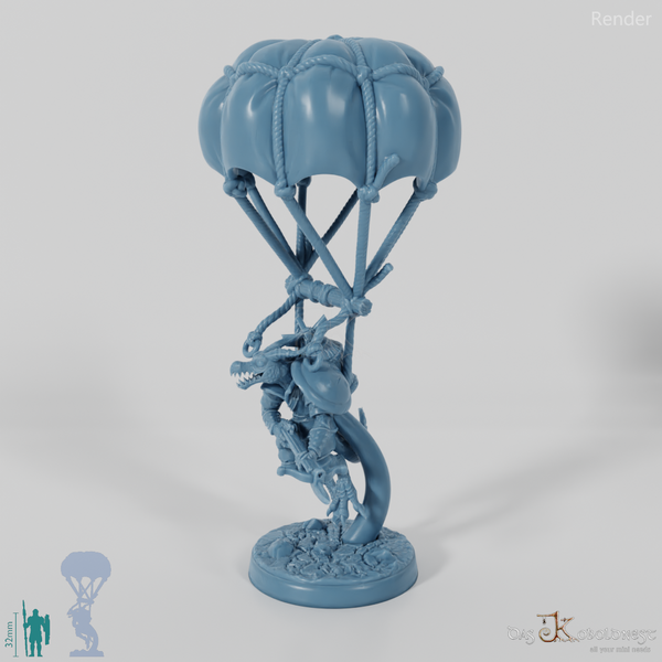 Dragon goblin paratrooper with crossbow 05