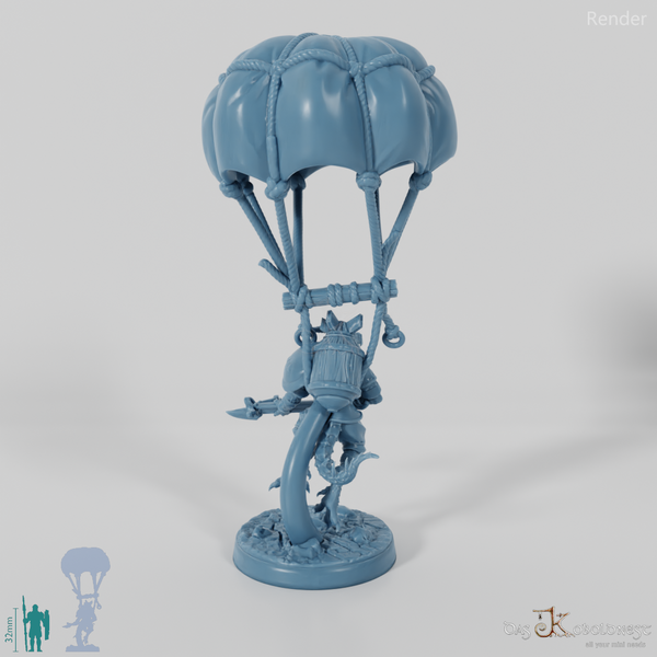 Dragon goblin paratrooper with crossbow 05