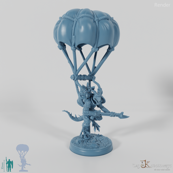 Dragon goblin paratrooper with crossbow 05