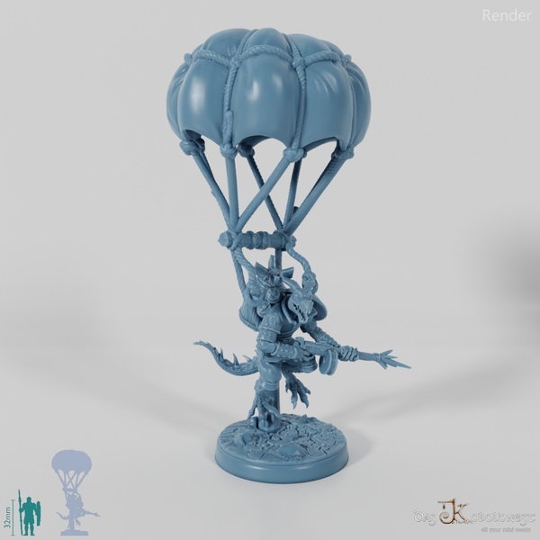 Drachenkobold-Fallschirmjäger mit Gewehr 05