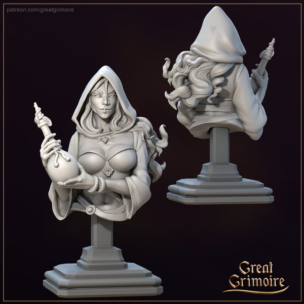 Bust - Lady Naya, potion dealer