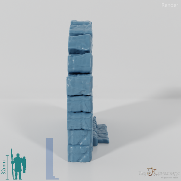 Halfling Cave Facade - Mediterranean Side Door