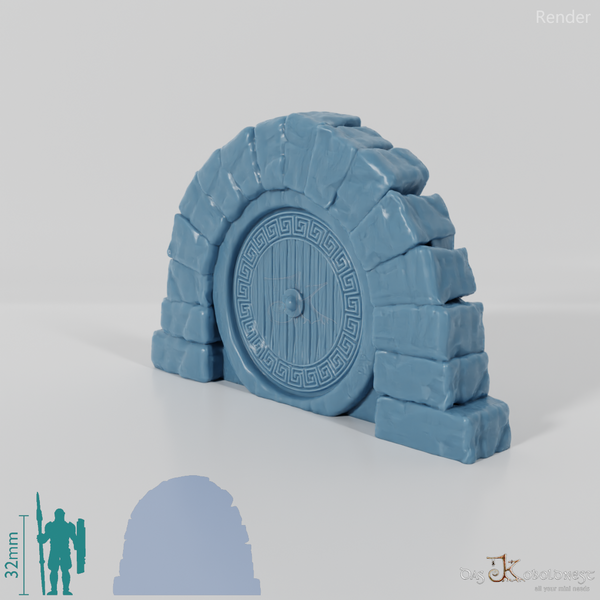 Halfling Cave Door - Mediterranean 03