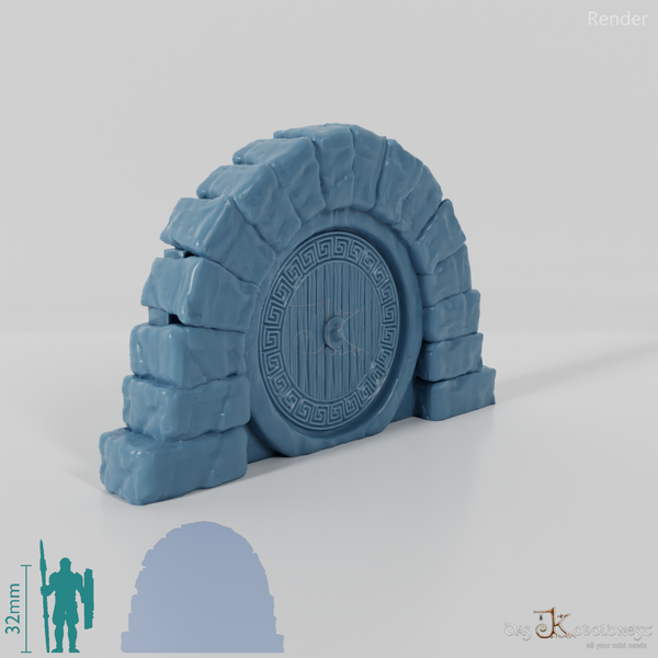 Halfling Cave Door - Mediterranean 03