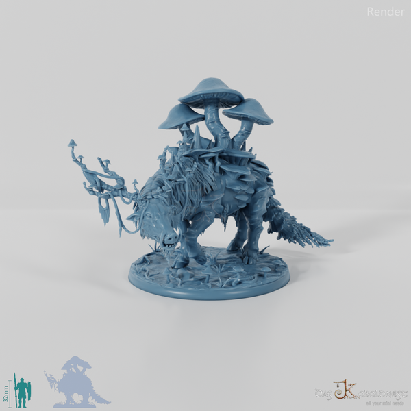 Fungal infected Katoblepas 01