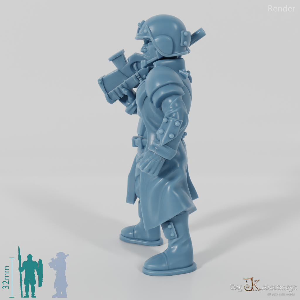 Space Soldiers - Infantry with Laser Rifle 03