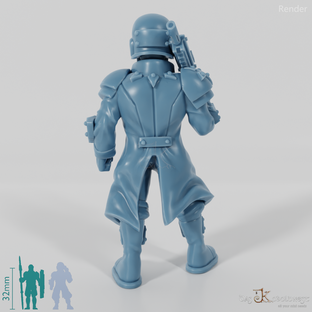 Space Soldiers - Infantry with Laser Rifle 03