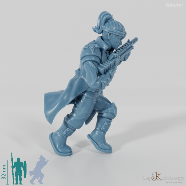 Space Soldiers - Infantry with Laser Rifle 04