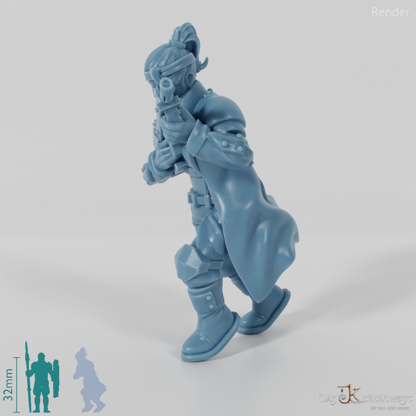 Space Soldiers - Infantry with Laser Rifle 04