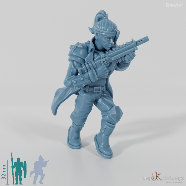 Space Soldiers - Infantry with Laser Rifle 04