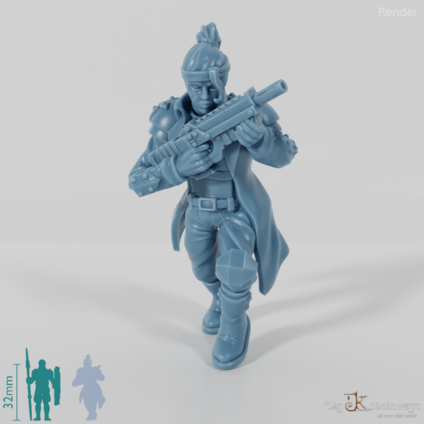 Space Soldiers - Infantry with Laser Rifle 04