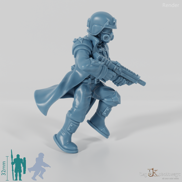 Space Soldiers - Infantry with Laser Rifle 05