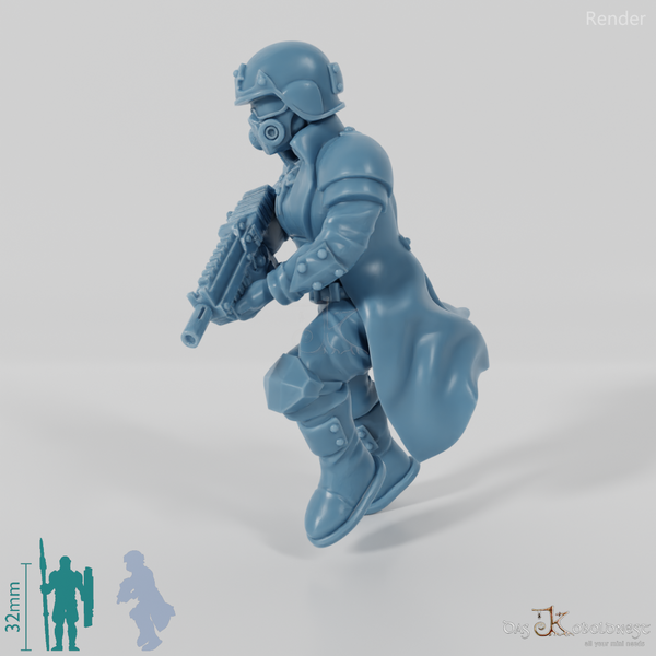 Space Soldiers - Infantry with Laser Rifle 05