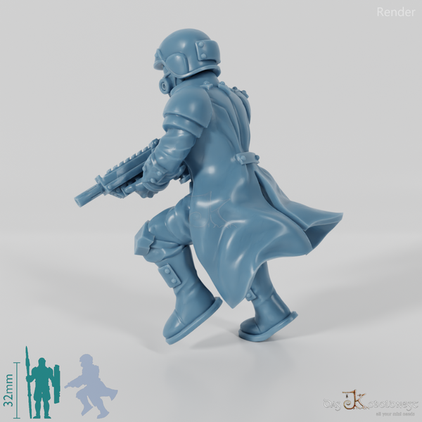 Space Soldiers - Infantry with Laser Rifle 05