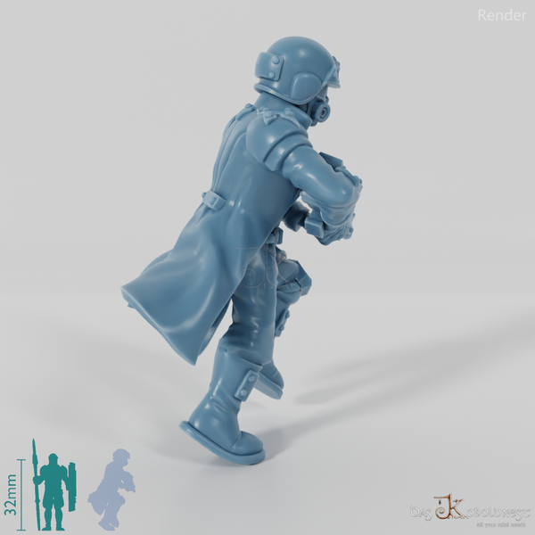 Space Soldiers - Infantry with Laser Rifle 05