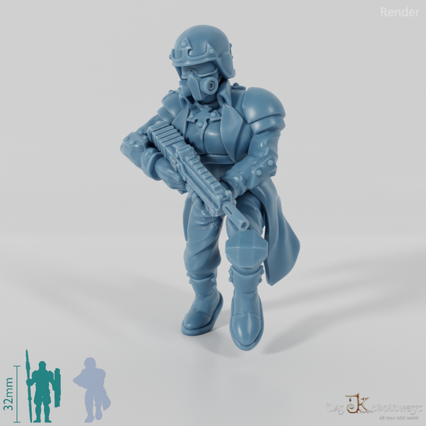 Space Soldiers - Infantry with Laser Rifle 05