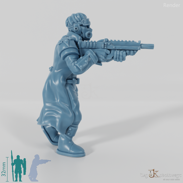 Space Soldiers - Infantry with Laser Rifle 06