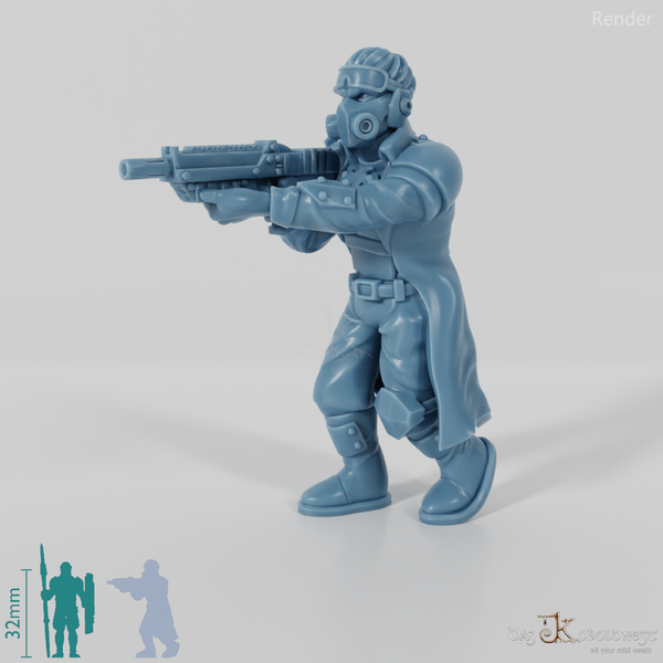 Space Soldiers - Infantry with Laser Rifle 06