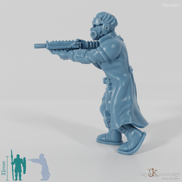 Space Soldiers - Infantry with Laser Rifle 06