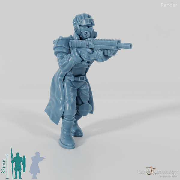 Space Soldiers - Infantry with Laser Rifle 06
