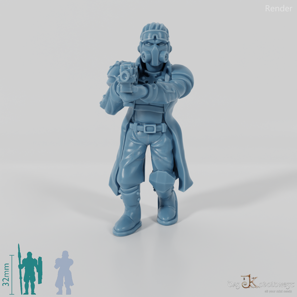 Space Soldiers - Infantry with Laser Rifle 06